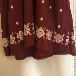 Burgundy Dress